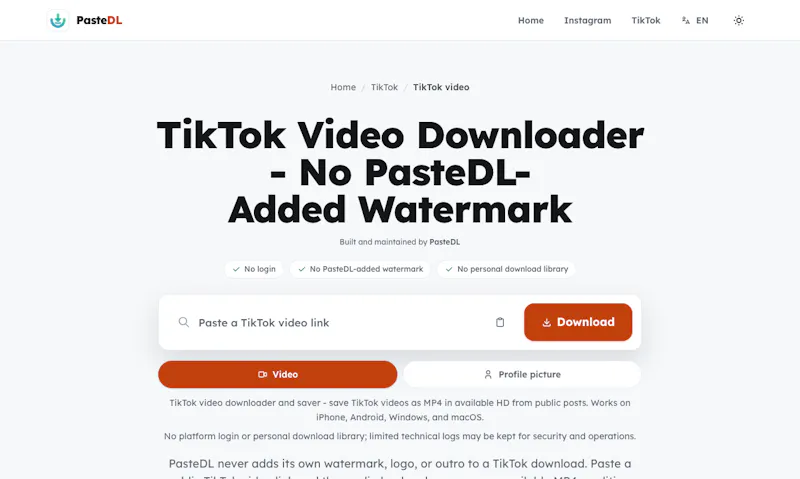 PasteDL screenshot 3