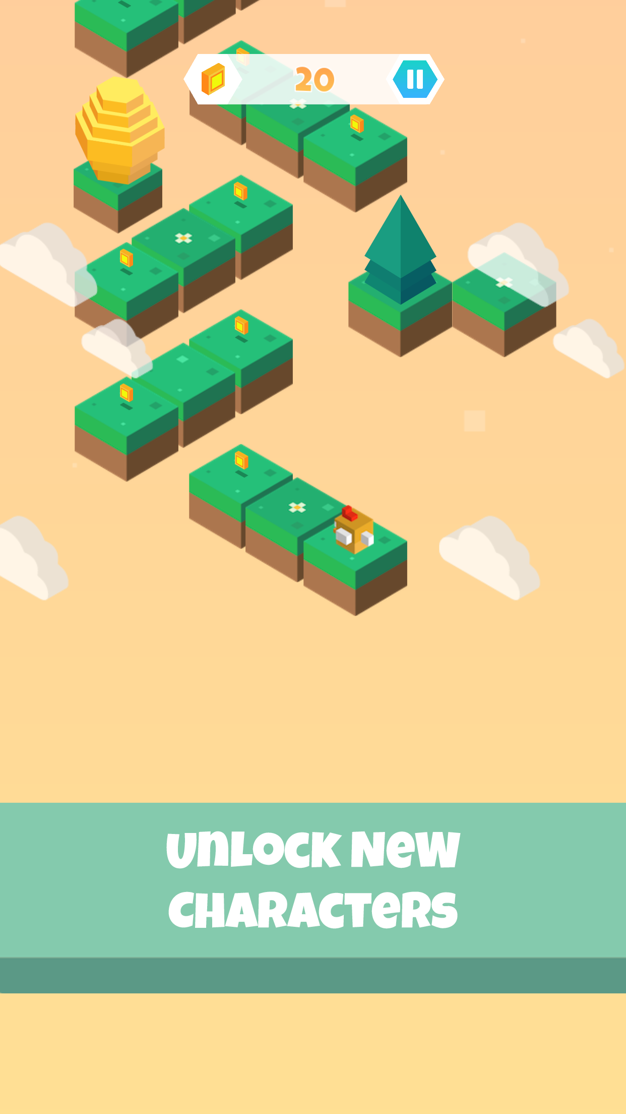 Hopy Jump - Isometric Casual Mobile Game gallery image
