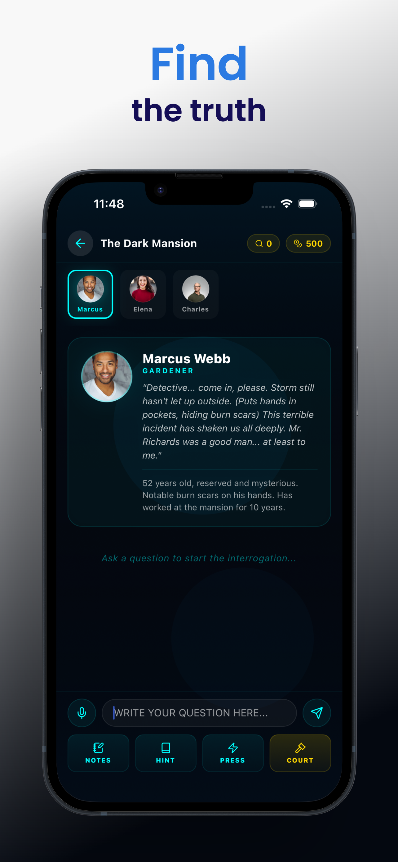 AI Dedective Game gallery image