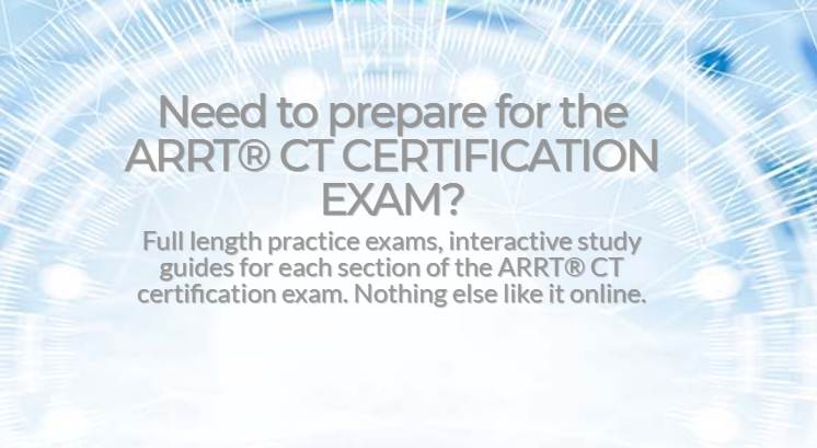 ARRT CT Registry Review certification