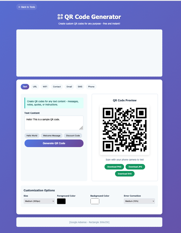 Free Online Tools - Screenshot 3 showing product features and functionality