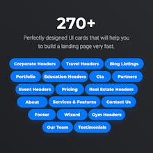 Cardify - Startup UI Kit for Landing Pages gallery image
