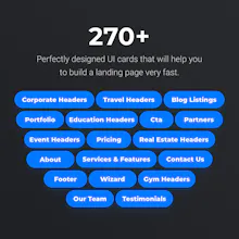 Cardify - Startup UI Kit for Landing Pages gallery image