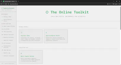 The Online Toolkit - Tools for Science gallery image