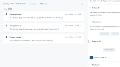 Postal.io for HubSpot gallery image