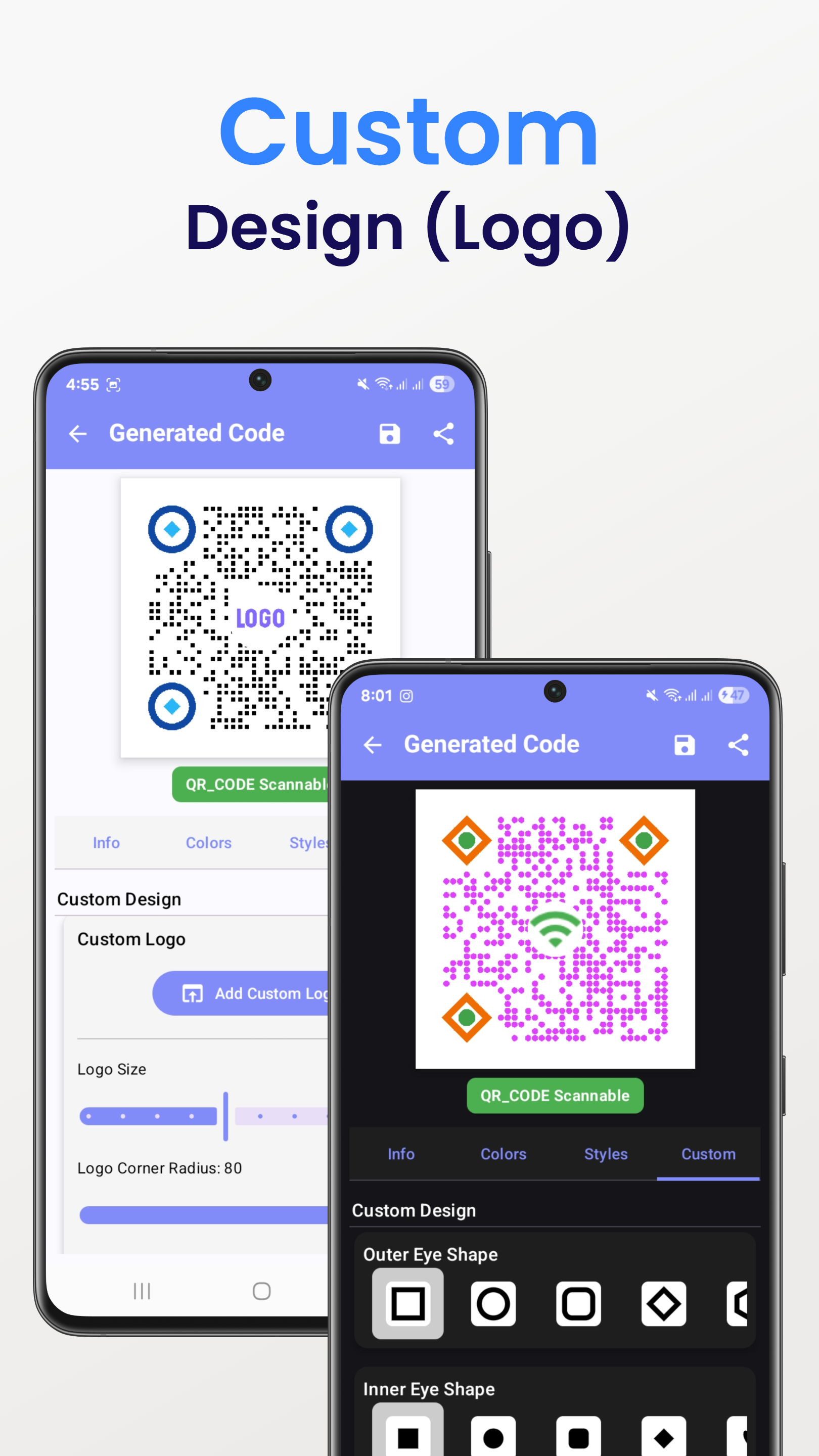 ScanTrack – QR & Barcode Scanner - Screenshot 2 showing product features and functionality