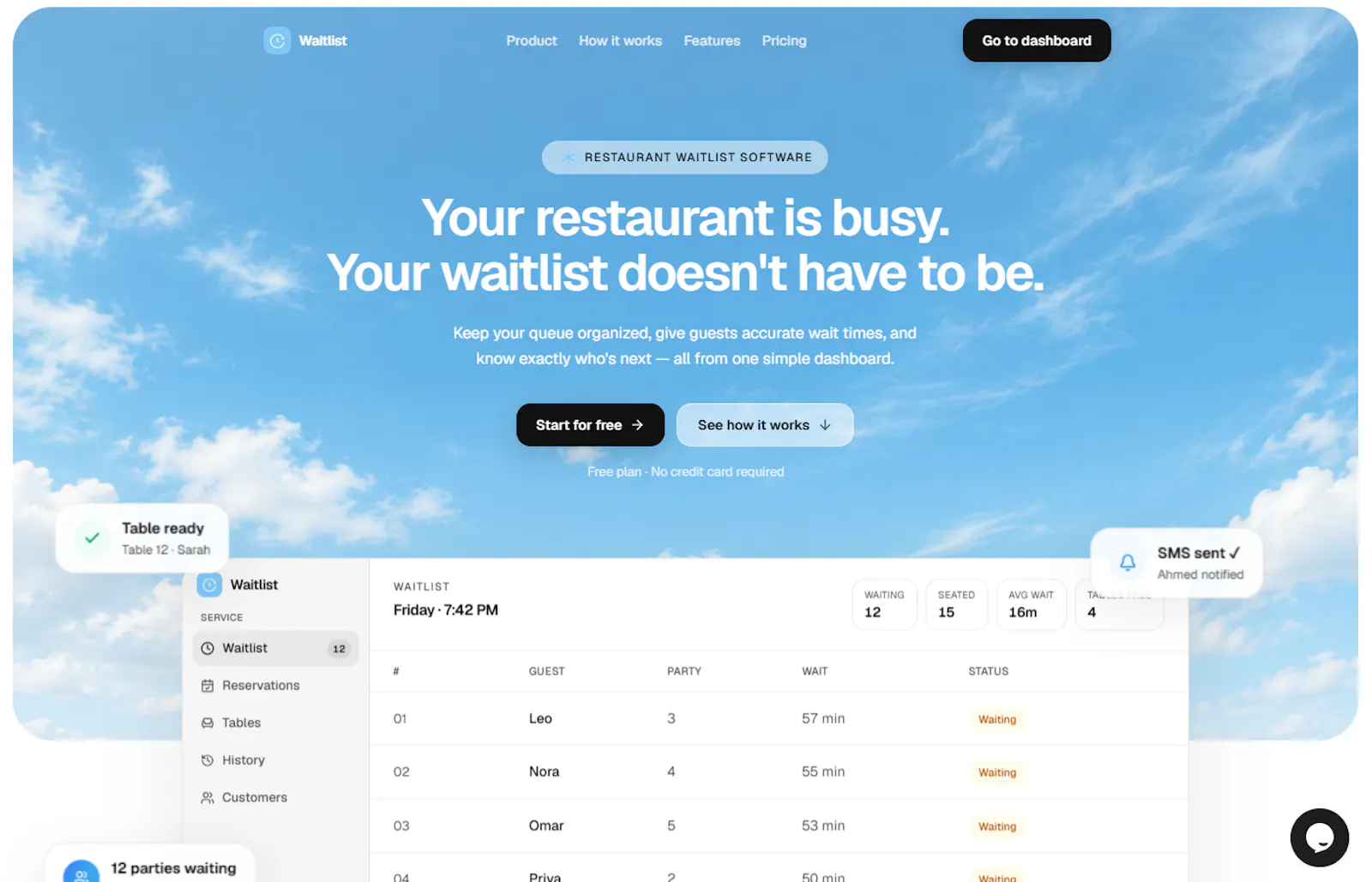 Waitlist screenshot 1