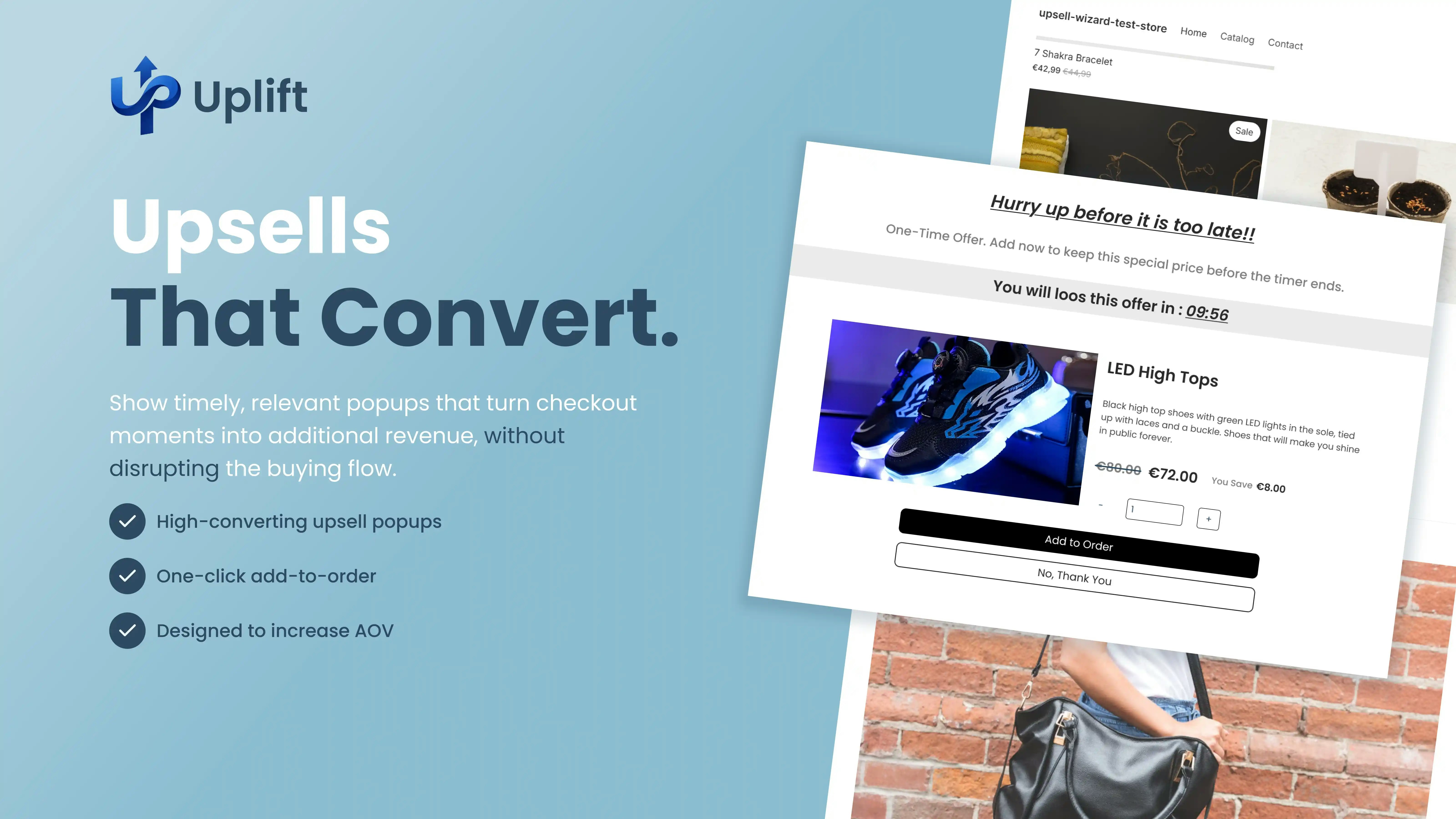 Uplift - Main product screenshot demonstrating key features and user interface