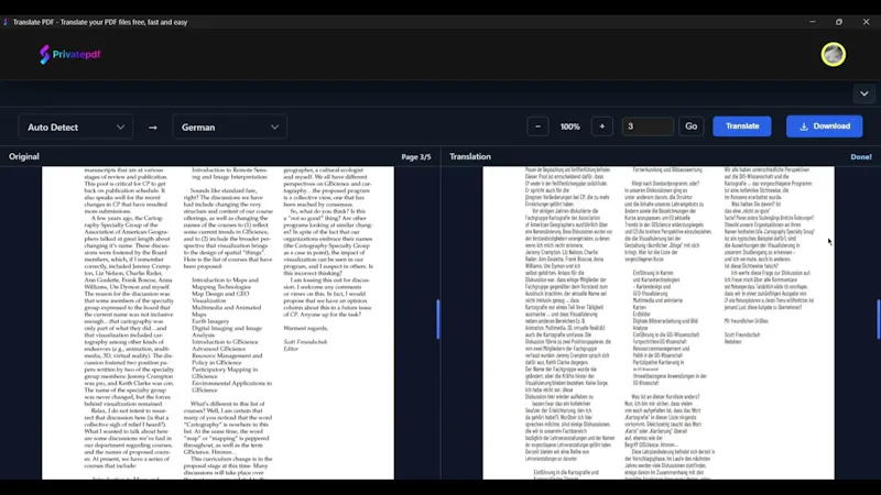 PrivatePDF Translator screenshot 1 (video preview)