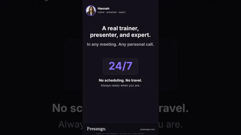 Presango — Hannah presents for you screenshot 1 (video preview)