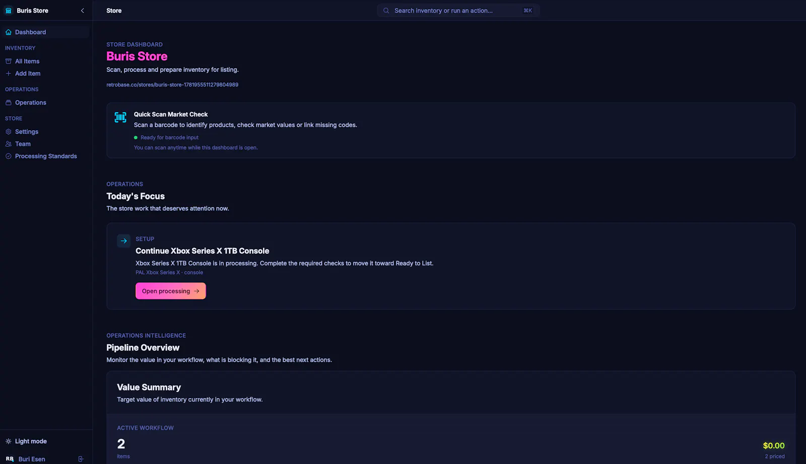 RetroBase screenshot 2