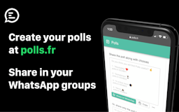 Polls for WhatsApp media 3