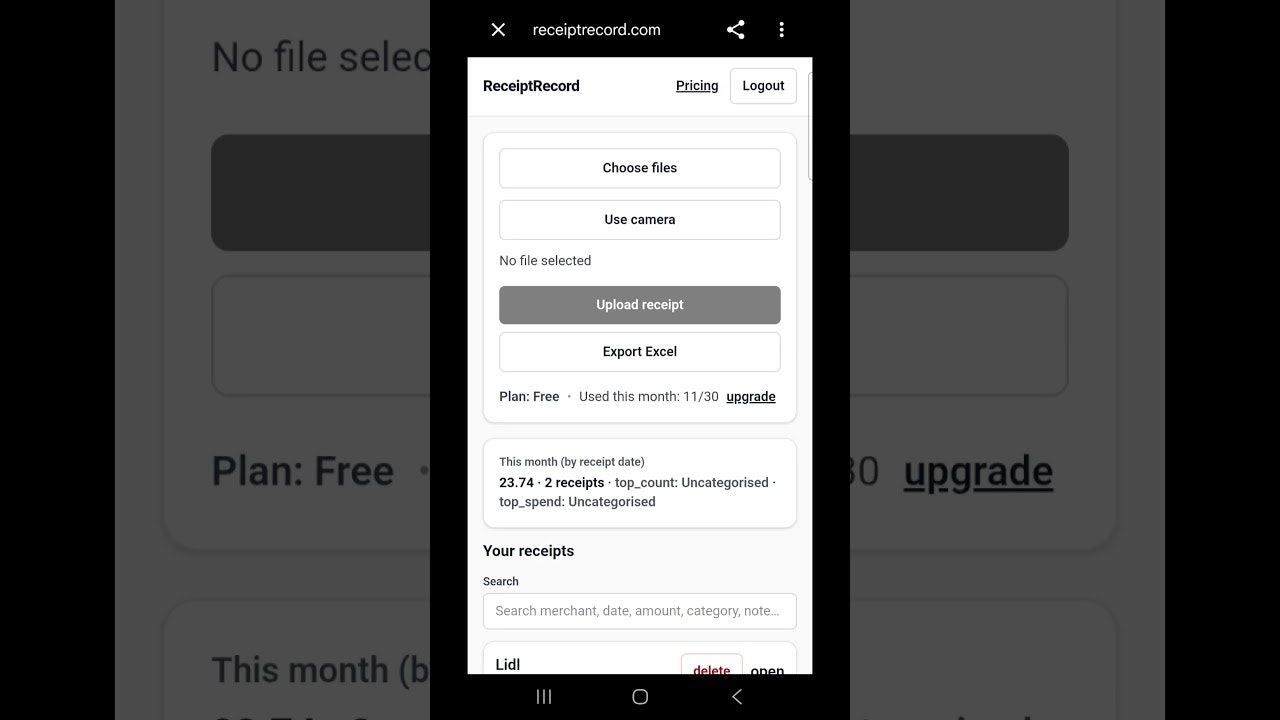 ReceiptRecord gallery image