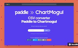 Paddle to Chartmogul - CSV Converter media 1