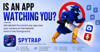 Spytrap — Is an app watching you? gallery image