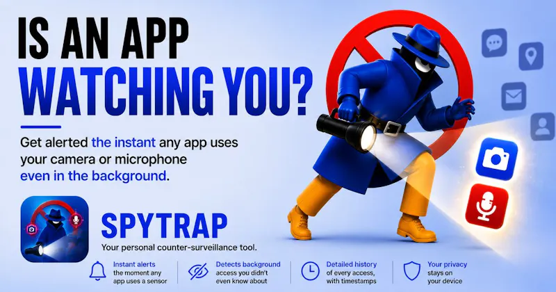 Spytrap — Is an app watching you? screenshot 1