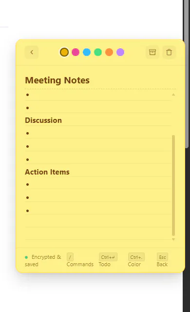 Stickies.lol screenshot
