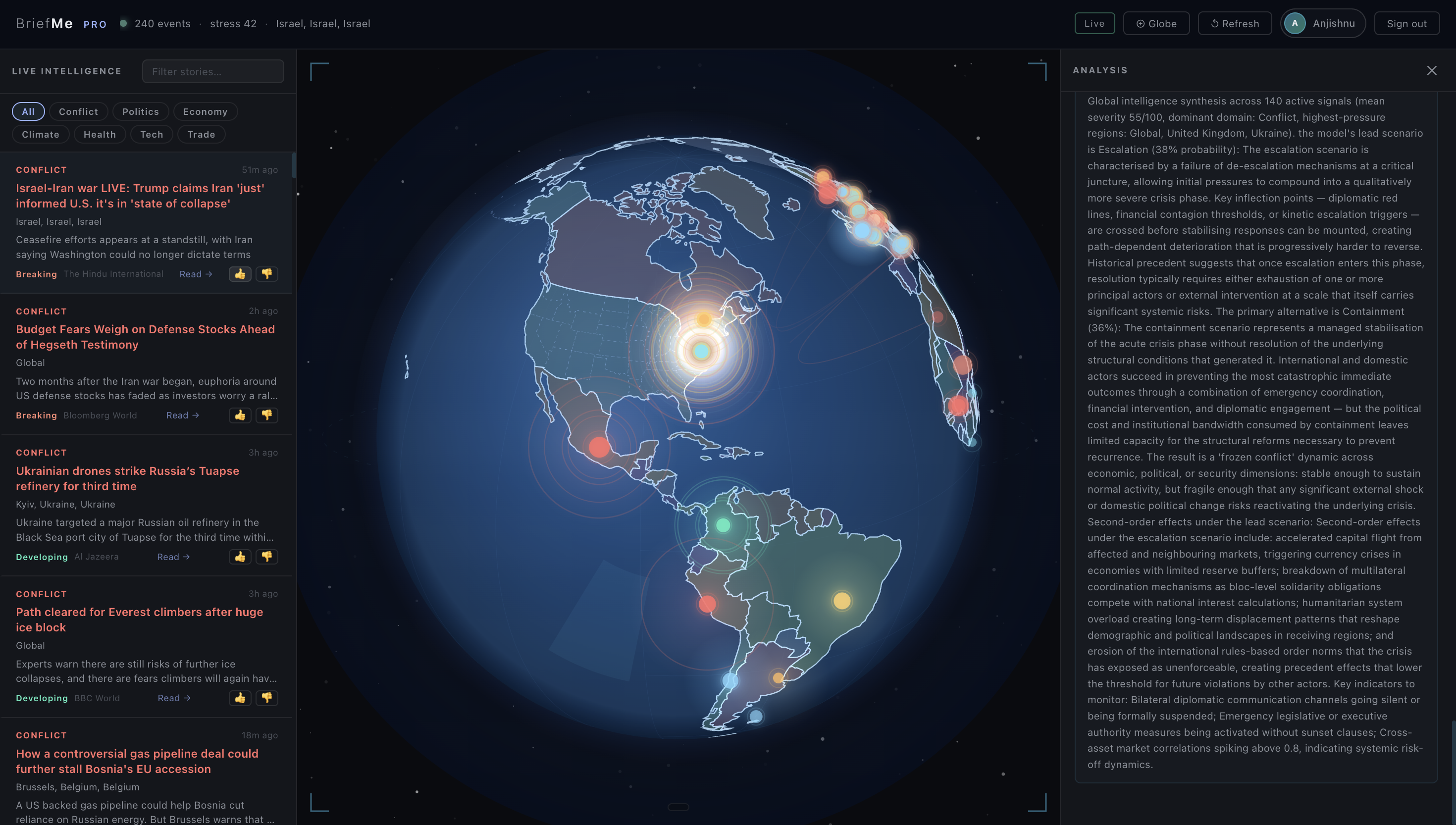 BriefMe — Live Intelligence gallery image