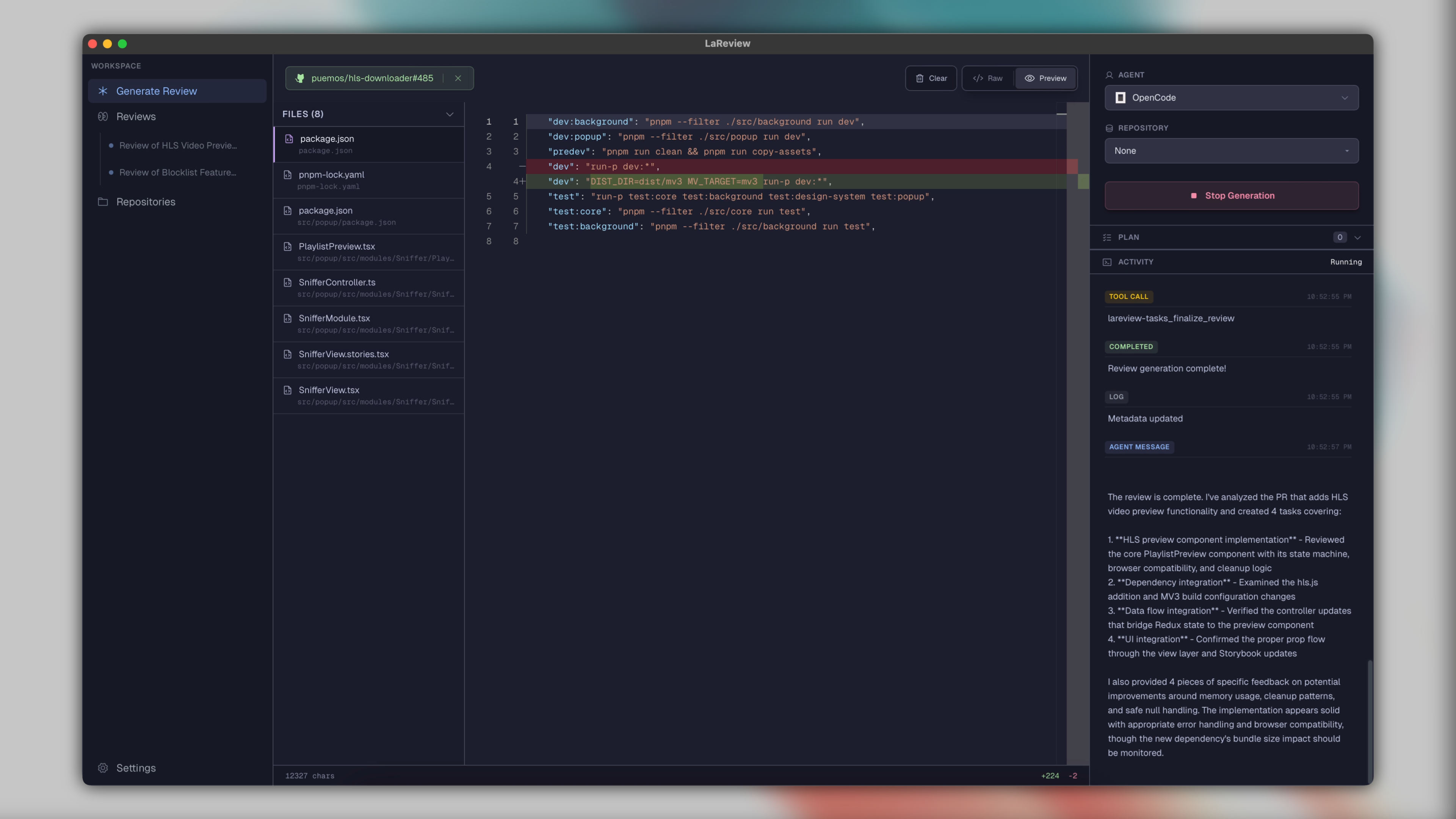 LaReview gallery image