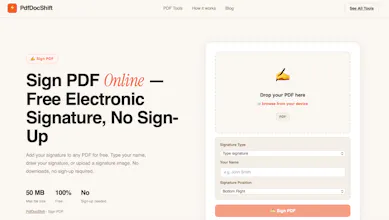 Free online PDF tools website gallery image