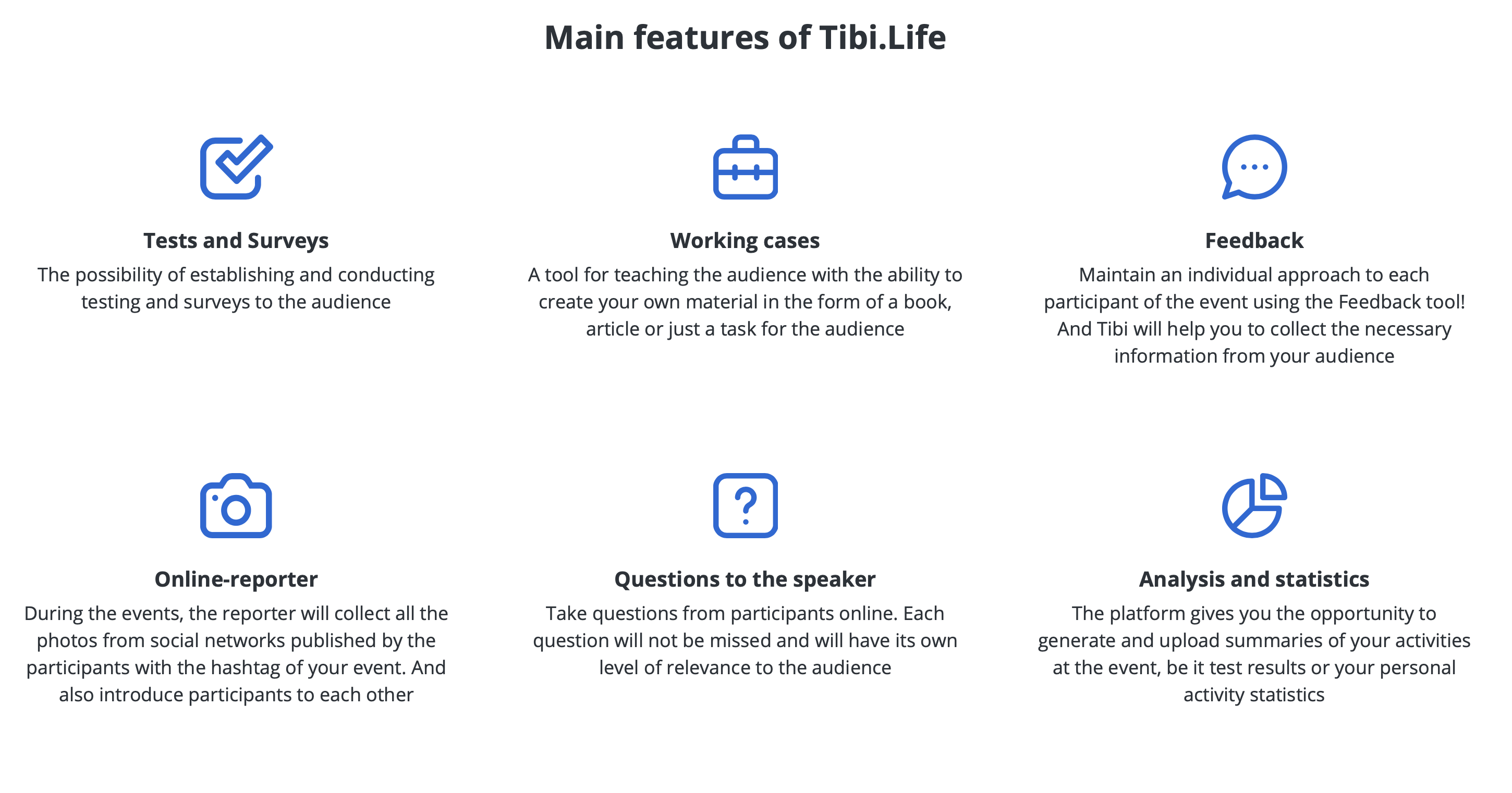 TIBI.LIFE - Platform for your events gallery image