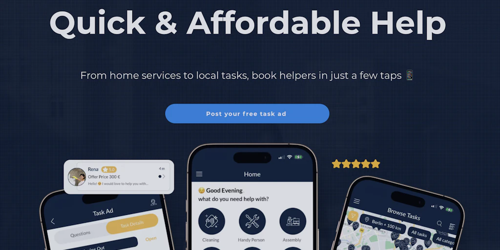 Co-Tasker:預約在地專業人士,獲取快速且實惠的協助