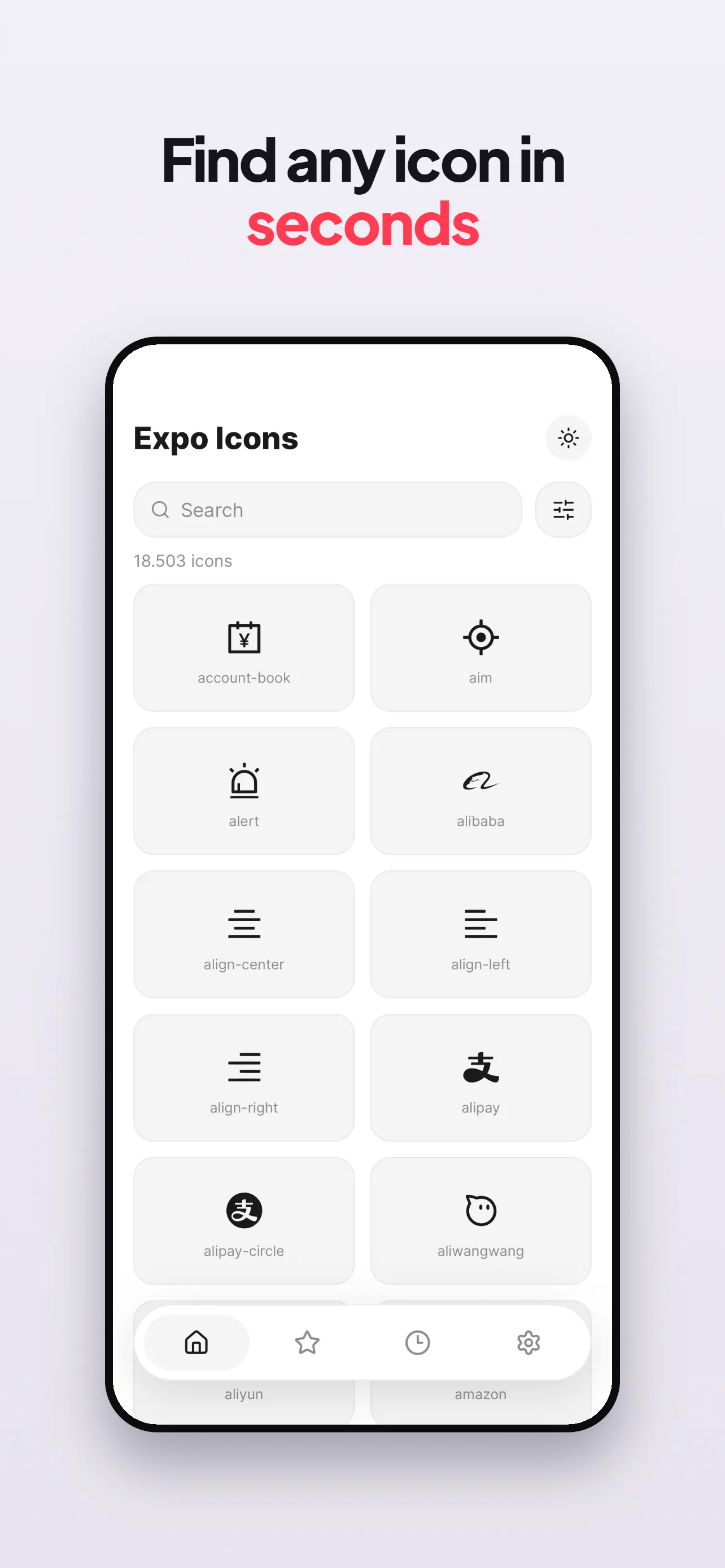 Icon Finder for Expo gallery image