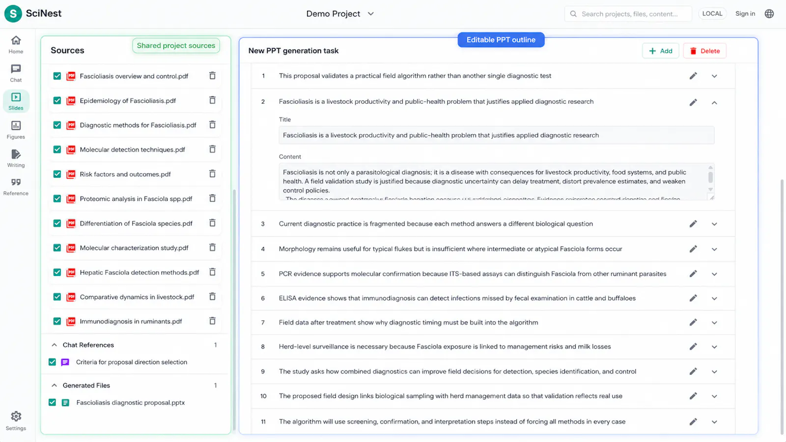 SciNest screenshot 2