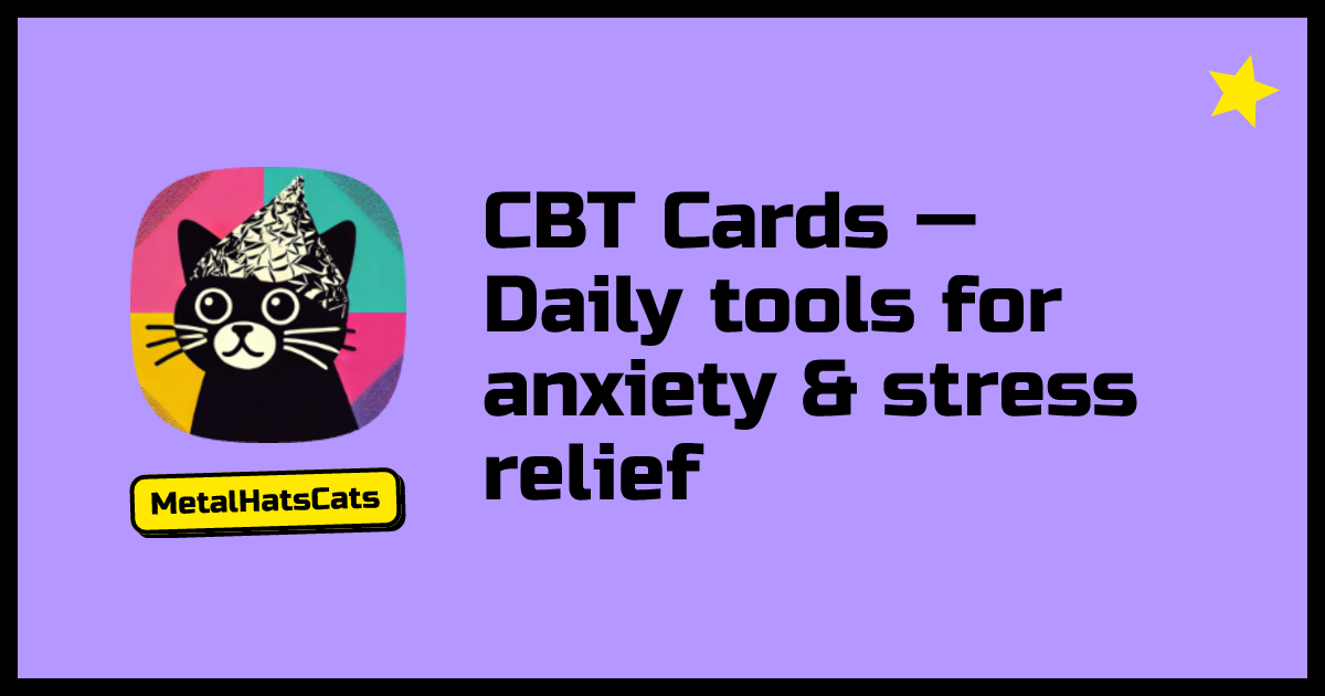 CBT Cards 3.0 - Main product screenshot demonstrating key features and user interface