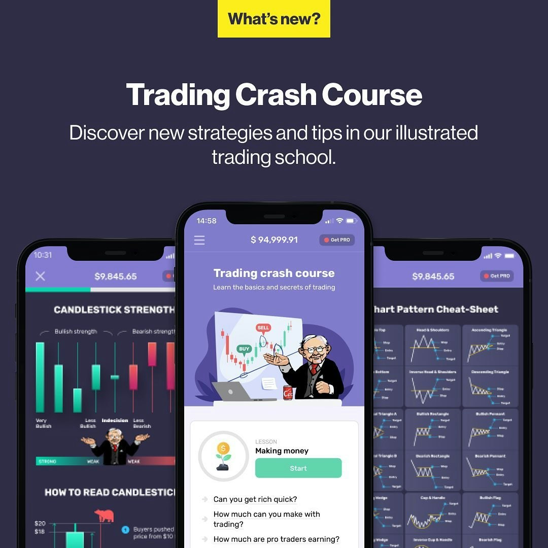 Juego del mercado de valores: aprender, comerciar, ganar media 1