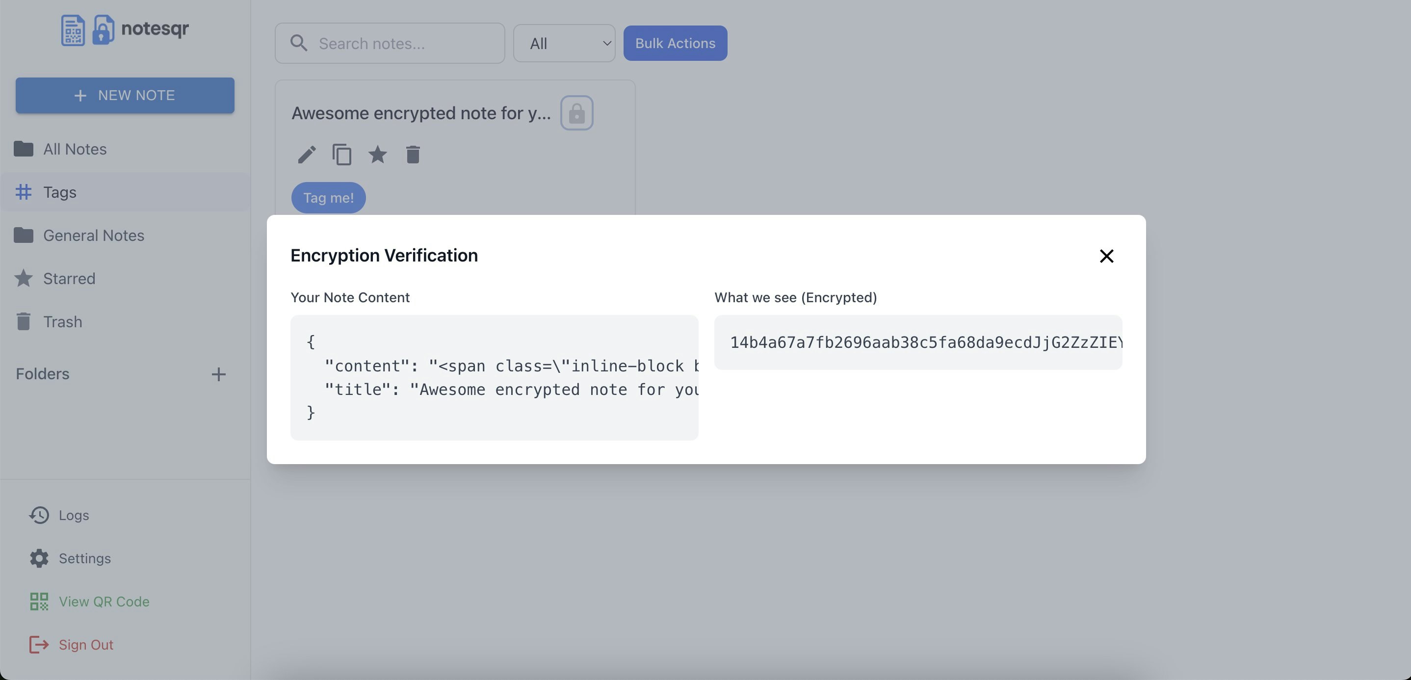 Noteqr - Note crittografate end-to-end con zero dati personali richiesti media 6