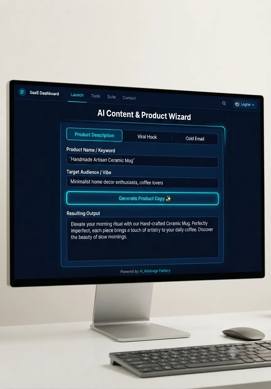 AI Flow Builder veya MicroSaaS logo