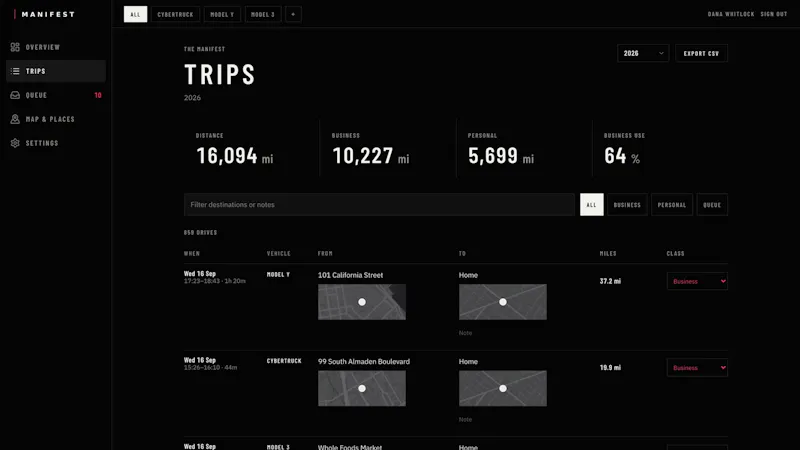 Drive Manifest screenshot 4
