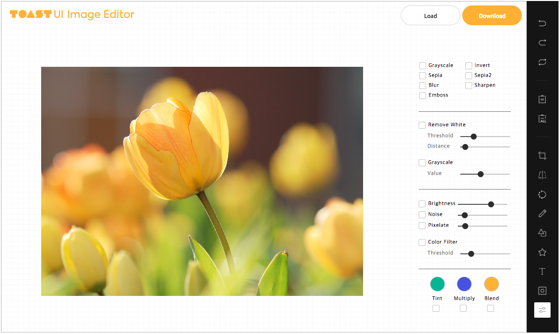 TOAST UI Image Editor gallery image