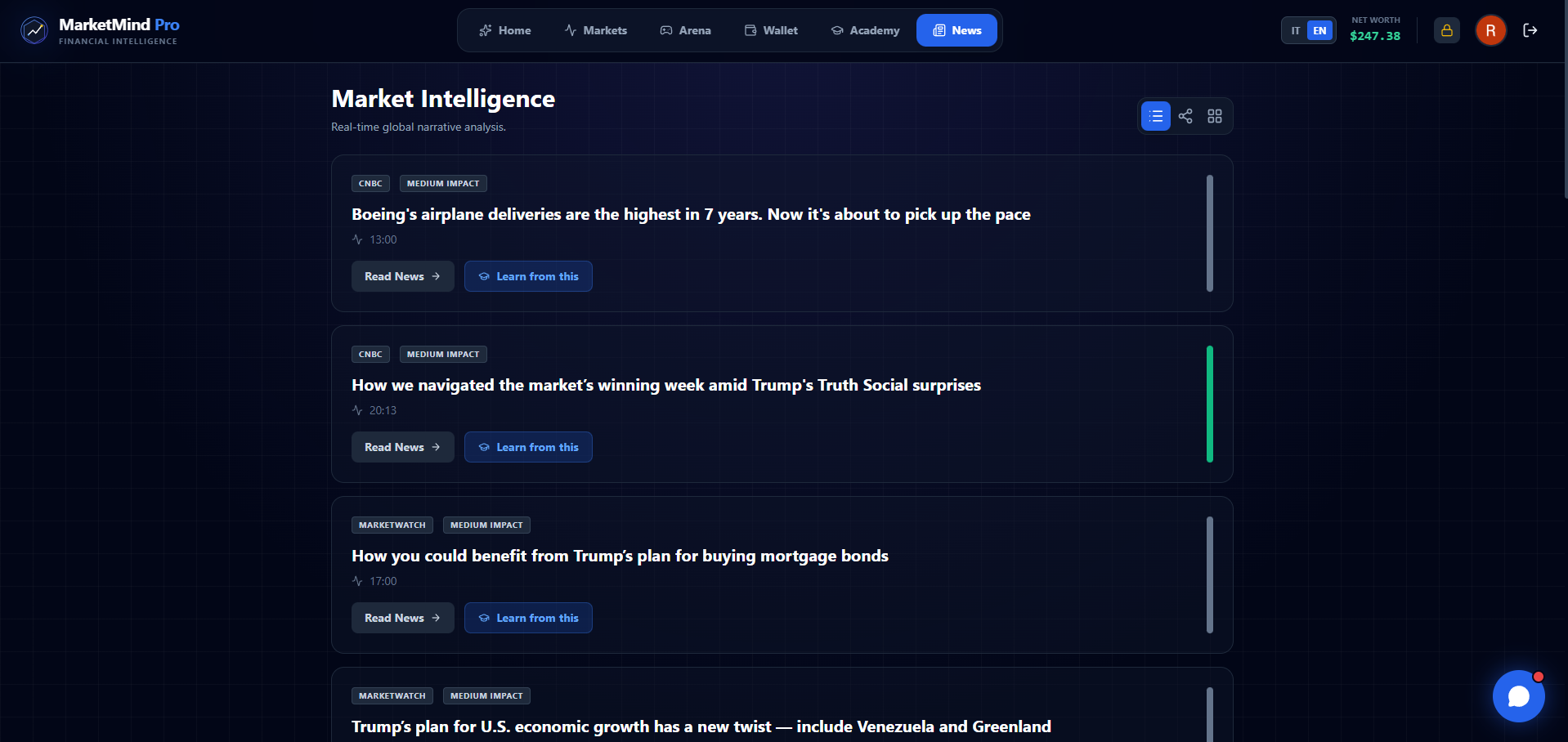MarketMind - Screenshot 5 showing product features and functionality