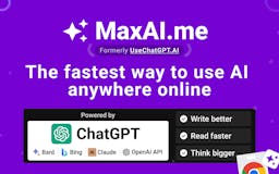 MaxAI.me: Use AI Anywhere Online media 1