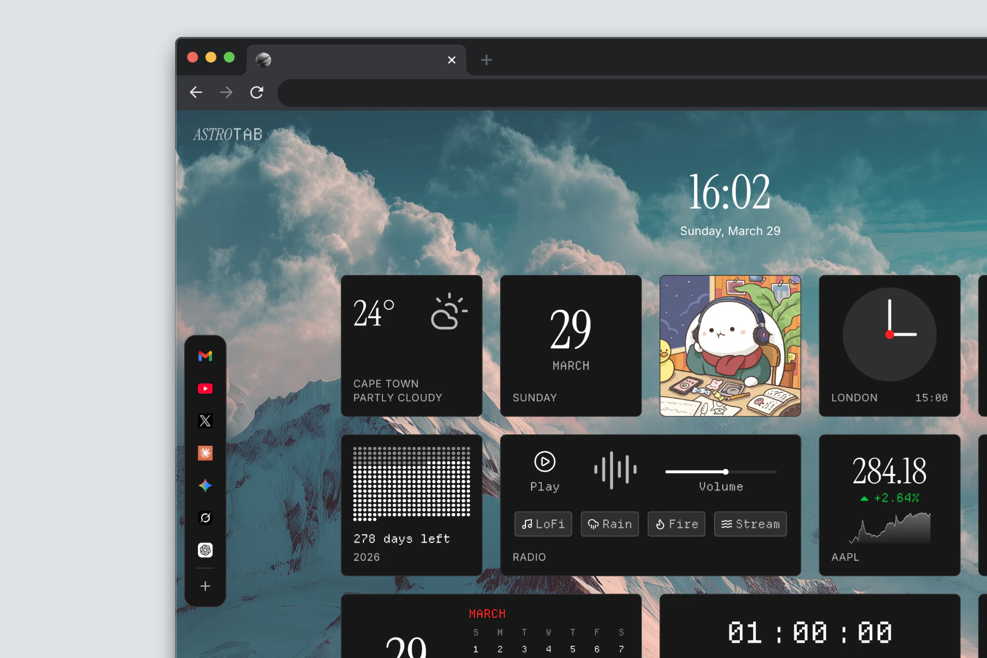 Astrotab screenshot 1