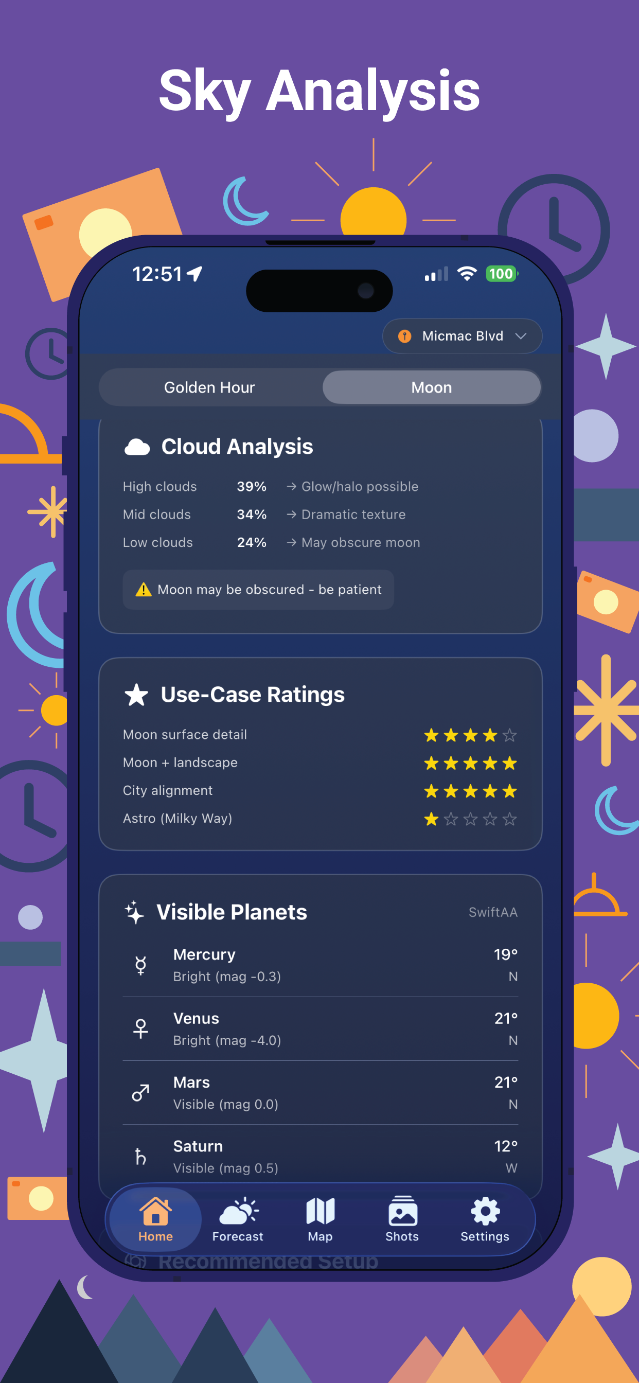 Golden Hour & Blue Hour - Main product screenshot demonstrating key features and user interface