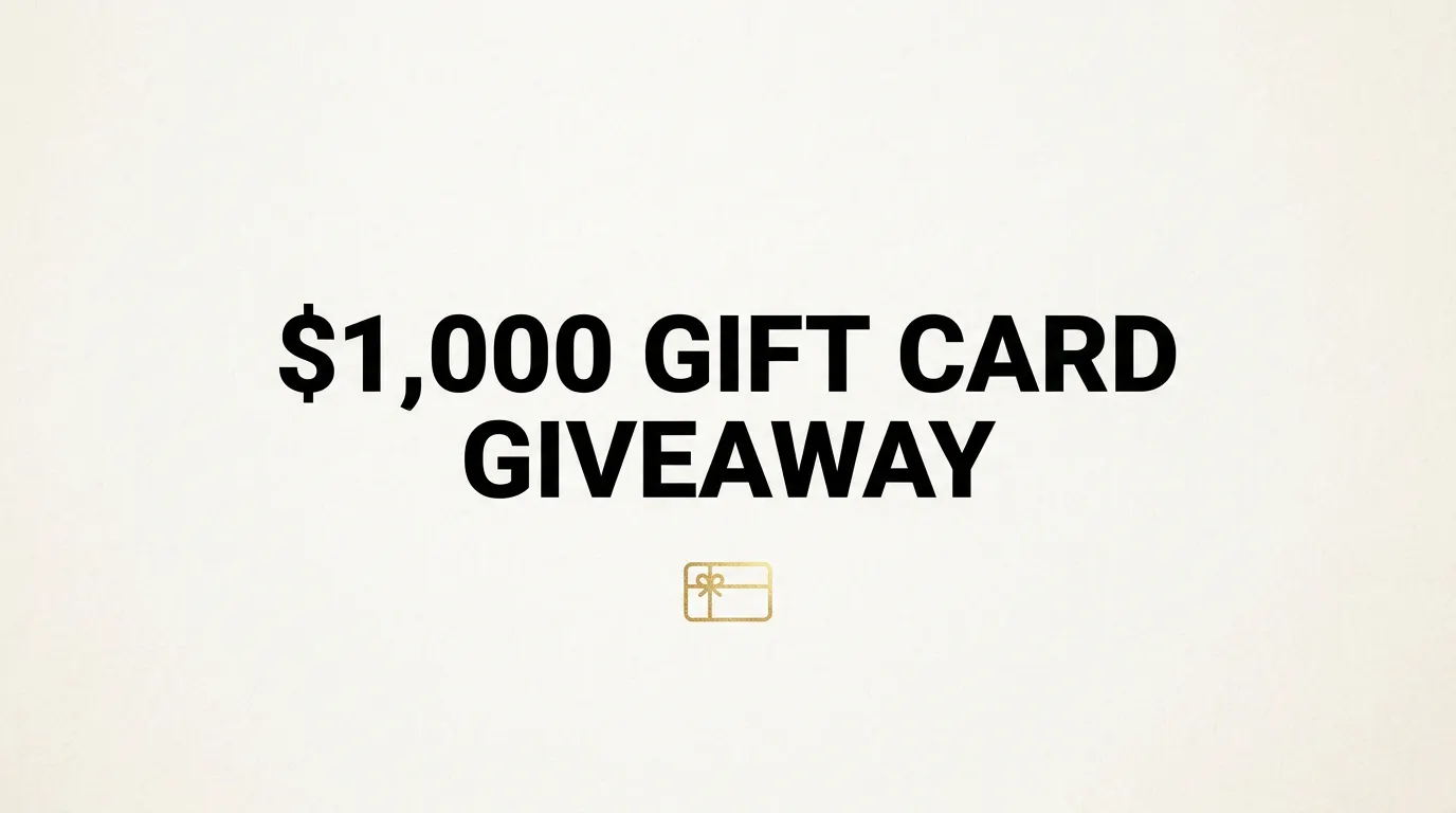 Is This $1,000 Gift Card Giveaway Real?
