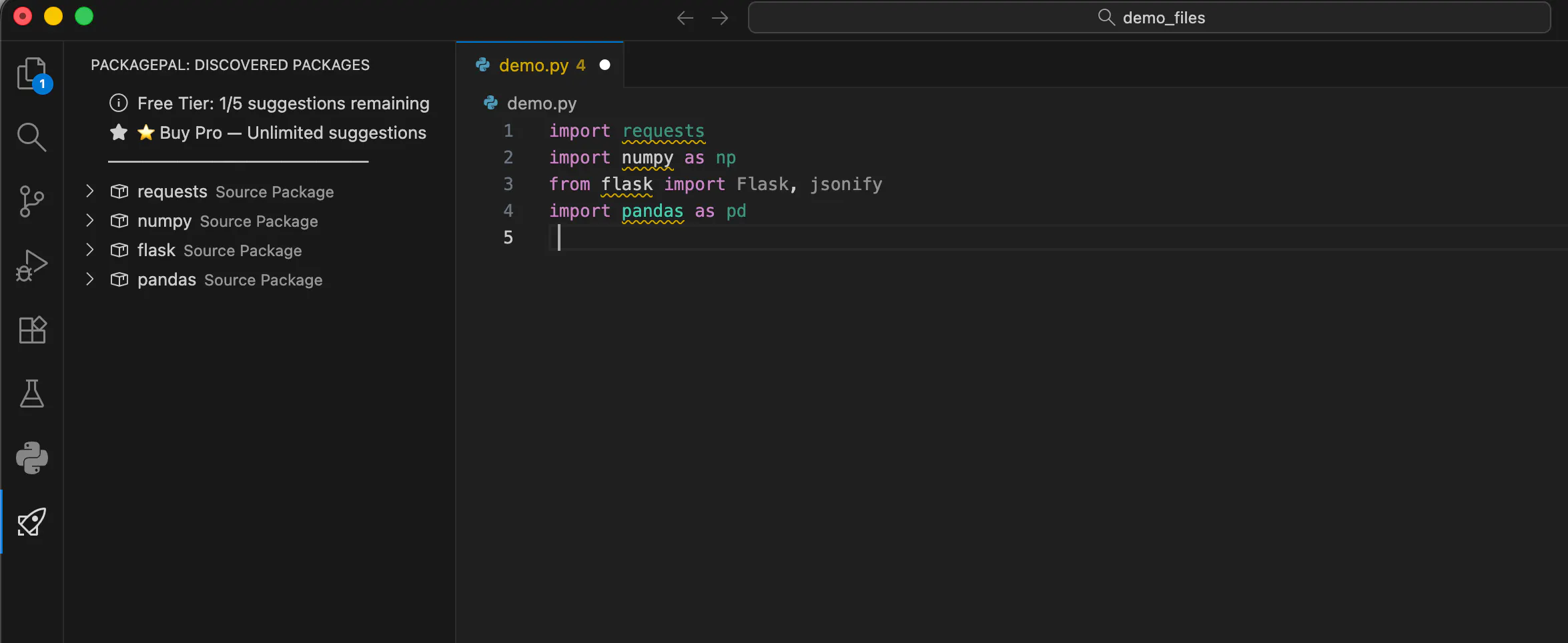 Package Pal for VS Code gallery image