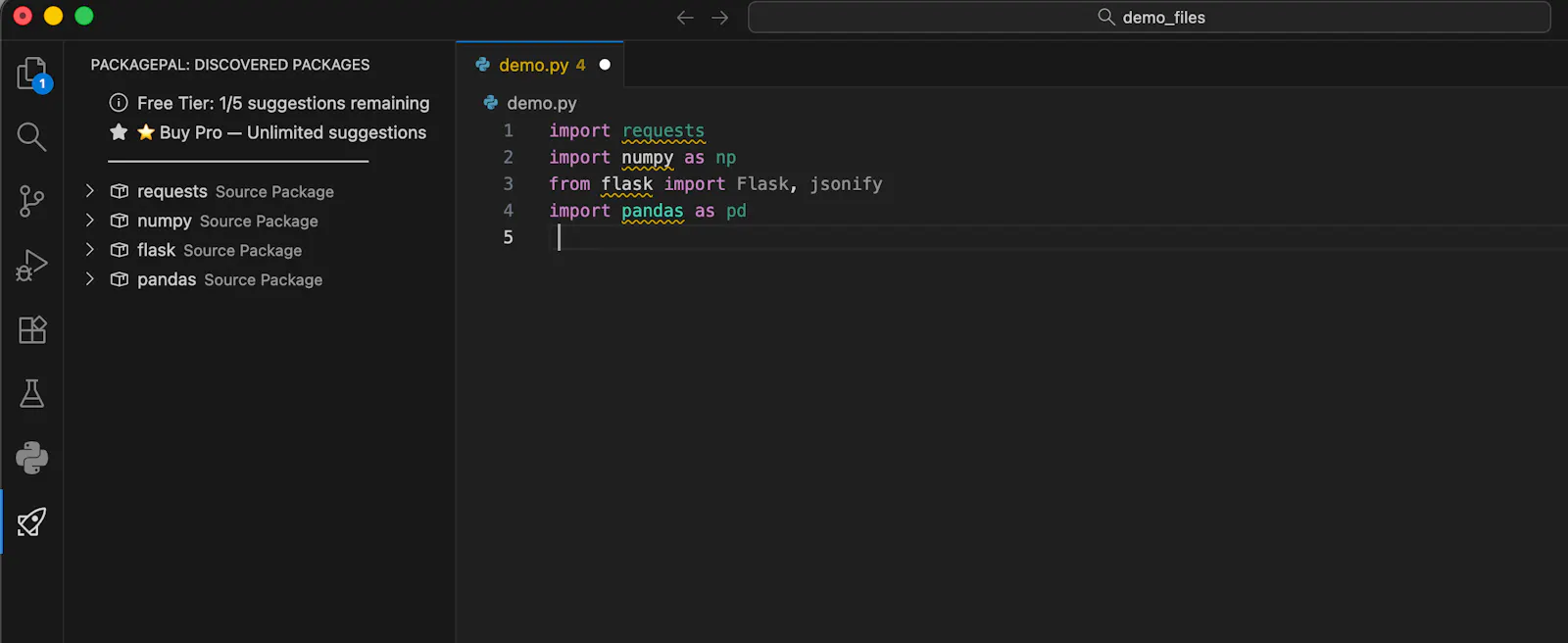 Package Pal for VS Code screenshot 4