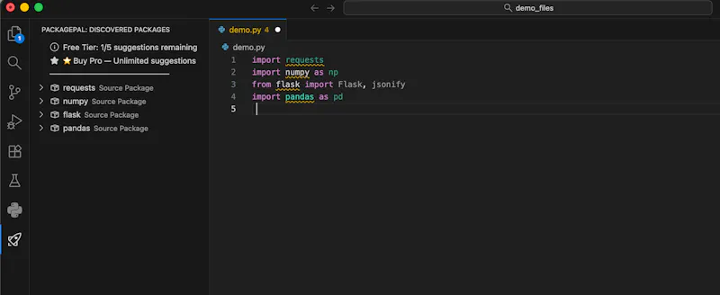 Package Pal for VS Code screenshot 4