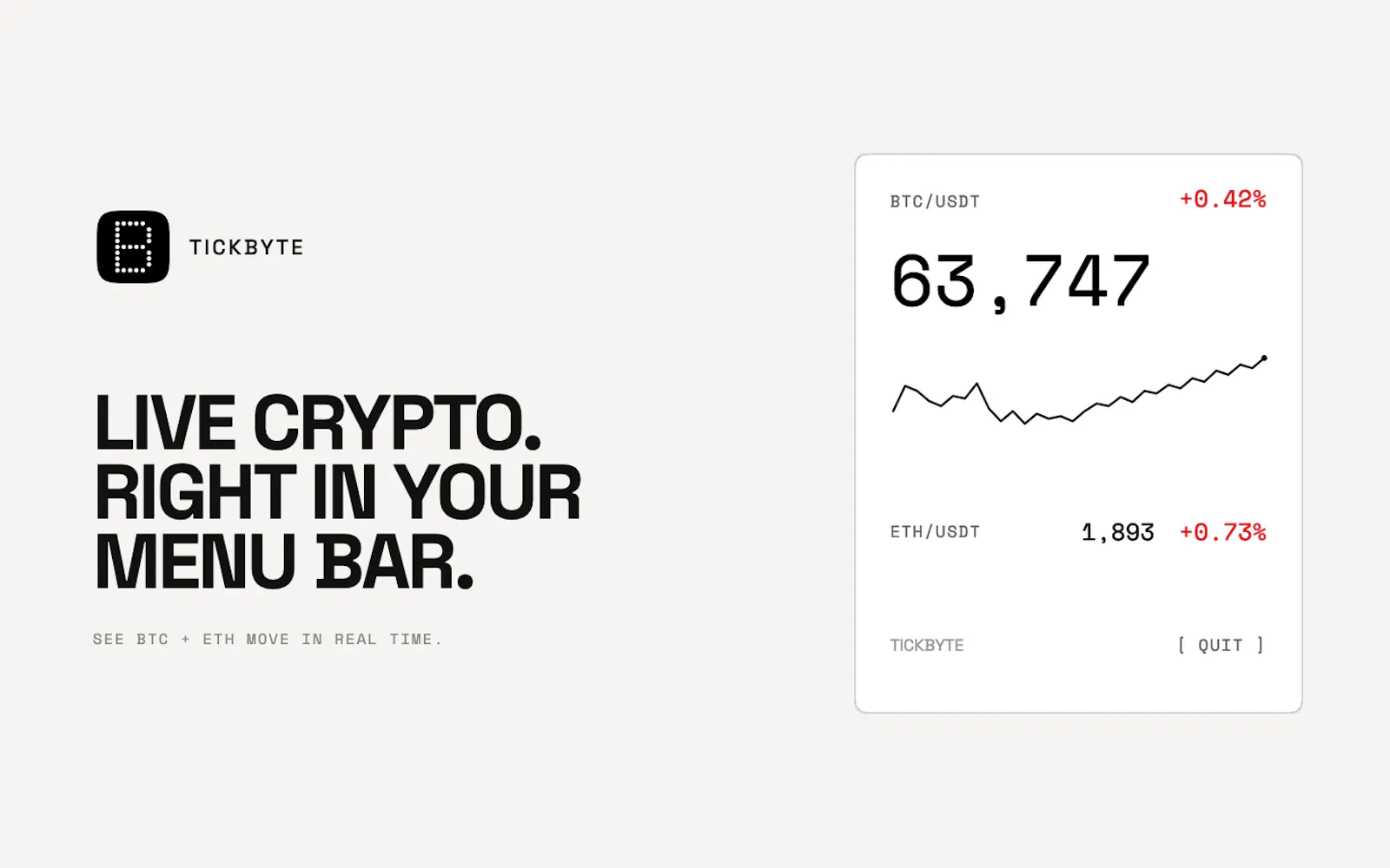 Tickbyte screenshot 1