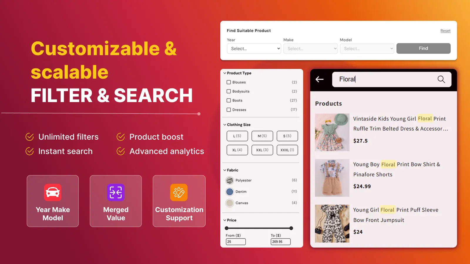 Shopify Findter Custom Filter & Search screenshot 1