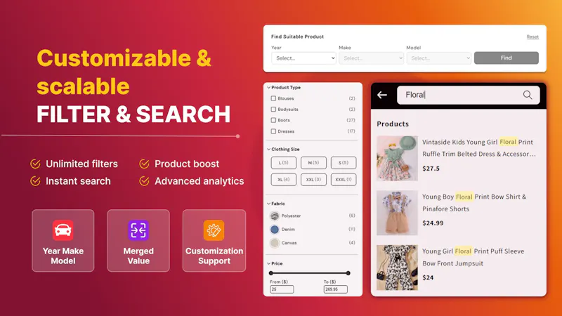 Shopify Findter Custom Filter & Search screenshot 1