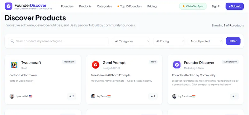 Founder Discover screenshot 3