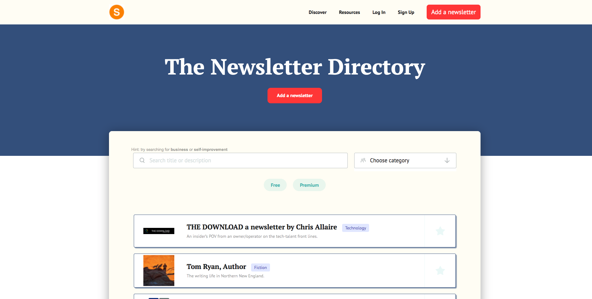 Newsletter Cross Promo Tool (Substats) gallery image