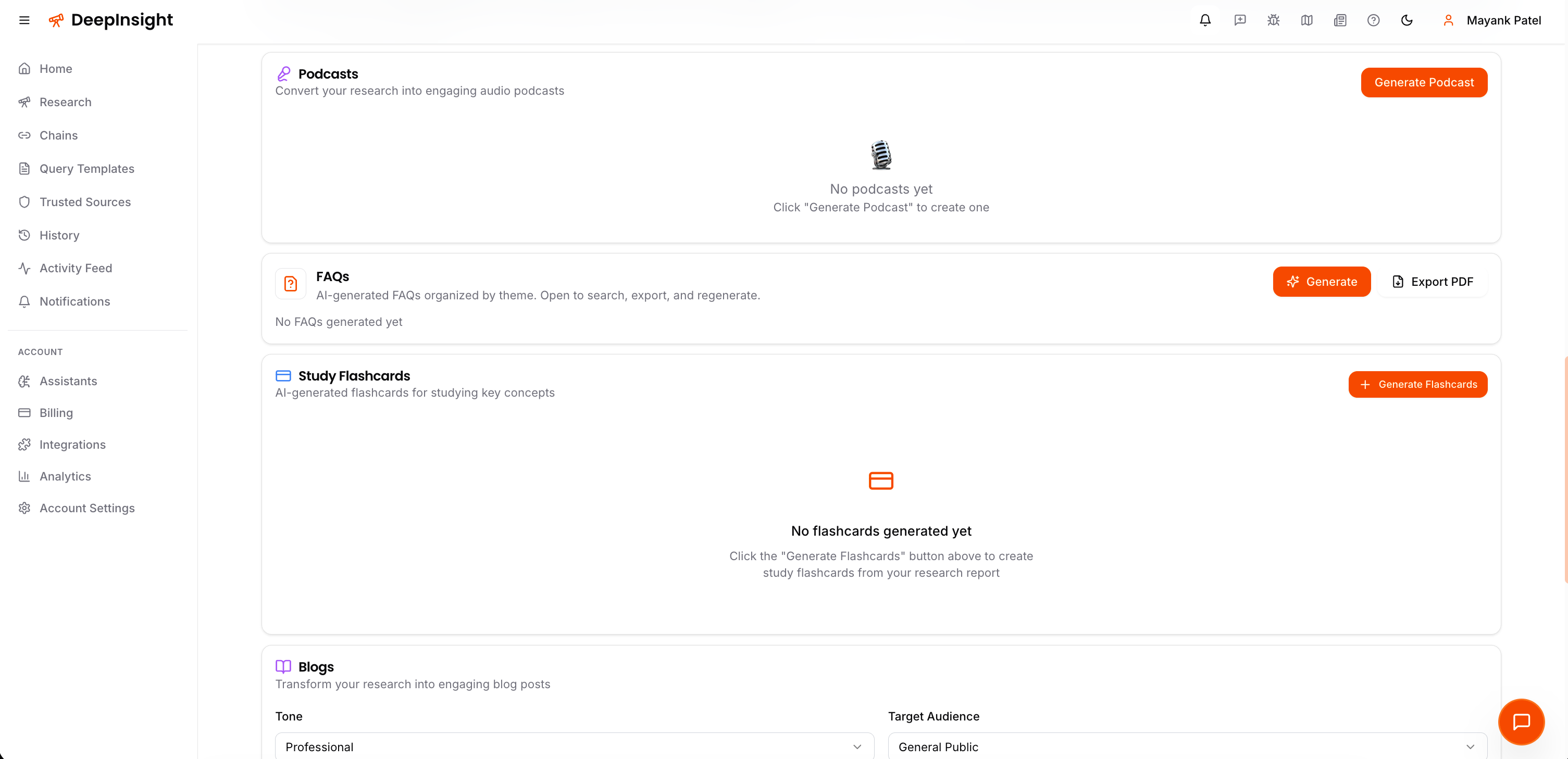 DeepInsight Platform gallery image