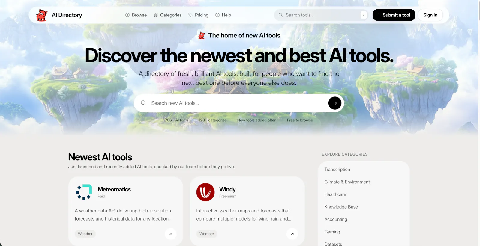 AI Directory screenshot 1