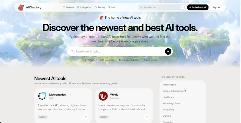 AI Directory screenshot 1